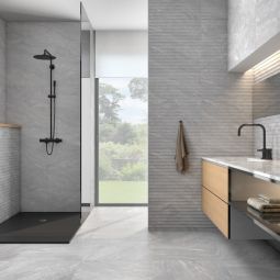 Pavimento porcelânico prateado 60x60cm C2 New Port