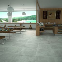 Pavimento porcelânico cinzento 60x60cm C2 Pantin