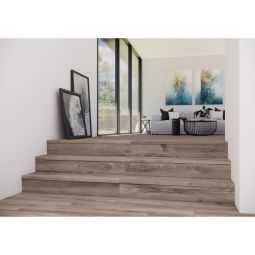 Degrau porcelânico Jano Zarautz Carvalho 32x120cm 2 unidades