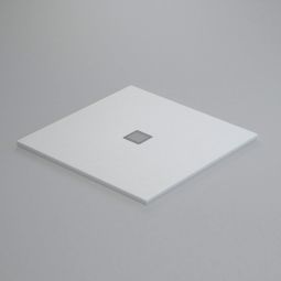 Base de duche mineral gel coat branco 90x90 cm