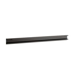 Puxador preto para móvel Line 20cm