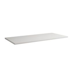 Tampo de Casa de Banho Line Branca 80x46 cm