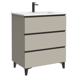 Mobiliário de casa de banho Eyra em cor moka mate 70cm