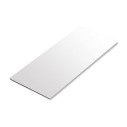 Bancada Eyra + reforço 100x46cm Branco brilhante.