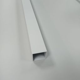 Resguardo de duche quadrado 200x4x4cm branco