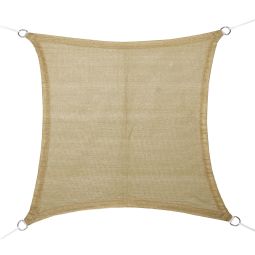 Toldo vela quadrado bege 3,6x3,6m