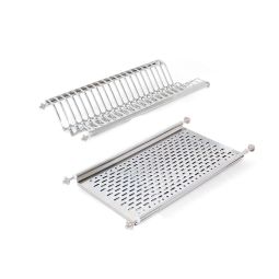Kit de drenagem para pratos e vidro em aço inoxidável 60 cm
