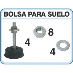 Pack 4 blocos silenciosos para instalação de aparelhos de ar condicionado ao chão