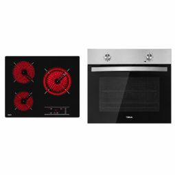 Pack placa vitrocerâmica e forno Teka