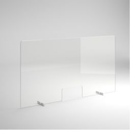 DIVISÓRIA ANTI-CONTÁGIO COM JANELA 100 X 80 CM