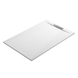 Base de duche Saona ardósia branca 90x120x2,5cm