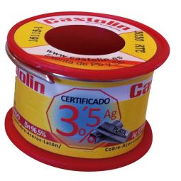 Estanho prata 3,5% diam,2-100g