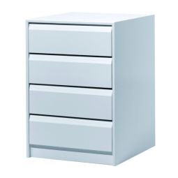 Cómoda de gavetas branca 71,6x50x45 cm