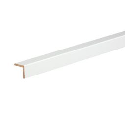 Cantoneira branca 3,5x3,5x244 cm