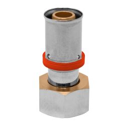 União fêmea porca móvel mult. press ø20x3/4” tipo u-vermelho
