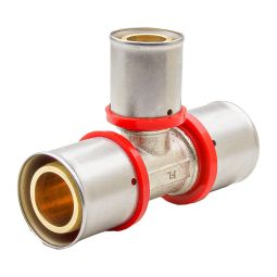 T reduzido mult. press ø20x25x20 tipo u-vermelho