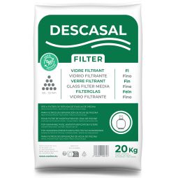 Saco de vidro filtrante Descasal 20kg