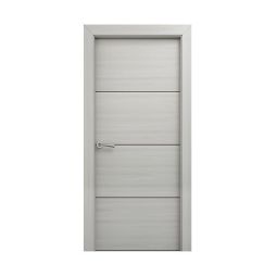 Porta de Interior envidraçada hércules branco decapé direita 203 x 72,5 cm