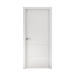 Porta de Interior ALIGEIRADA BRANCA DIREITA 205X72,5 CM