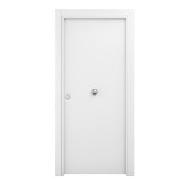 Porta de entrada maciça Flavia branco direita 206x86cm