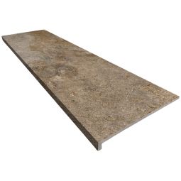 Degrau porcelânico Aspen Terra 33x120cm 2 unidades