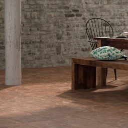 Pavimento cerâmico rústico terracota 33,3x33,3cm C3 Rebecco