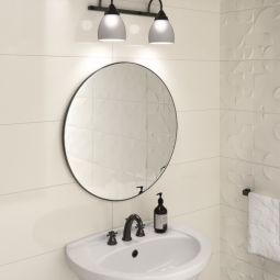 Azulejo cerâmico branco brilho aspen 33x90cm