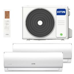 Ar condicionado multisplit 9.000 + 12.000 BTU Wi‑Fi HTW
