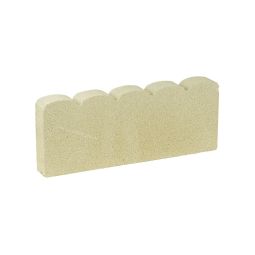 Meio-fio ondulado creme 50 x 20 x 5 cm
