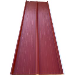 Painel sandwich 3x1m vermelho - branco
