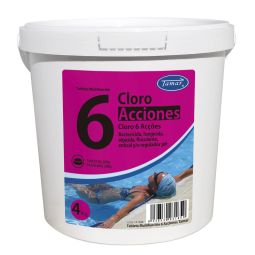 Cloro 6 ações 4 kg