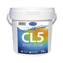 Cloro 5 ações 10 kg tabletes 200 gr