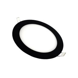 Downlight led redondo preto 17cm 12W 4000K