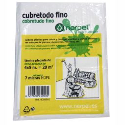 Plástico de cobertura extra fino 4x5m 5 microns