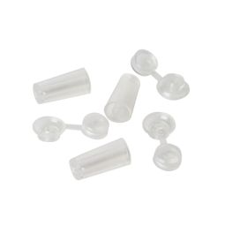 Tampa de rosca transparente 350 g 50 un