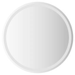 Espelho LED para banheiro redondo vidaxl 70 cm