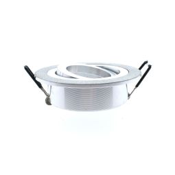 Pack 10 foco embutido regulável classic alumínio redondo wonderlamp 1xgu10