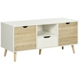 Móvel de tv 110x40x50 cm color blanco Homcom