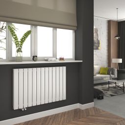 Emke radiador água quente aço plano camada dupla branco 63x100 cm