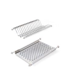 Emuca escorredores de pratos para módulos altos, módulo 500mm, aço inox