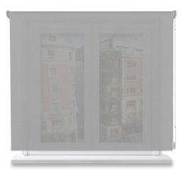 Estor enrollable screen basic 5% negro gris 80x150cm.