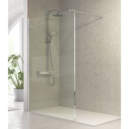 Painel fixo de duche fresh prata brilhante - 78,5/80 cm