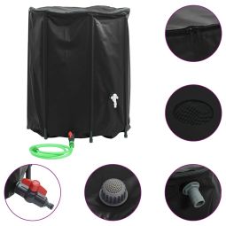 Depósito de água dobrável com torneira 1250 l PVC