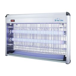 Mata moscas parede/ teto luz uv 38w 80 m² alumínio zzap 31