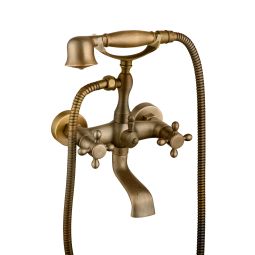 Torneira de banheira monobloco série clasica em antique