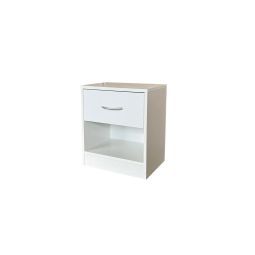 Mesa de cabeceira pep 1 gaveta, branco 39x41cm
