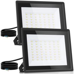 Aigostar foco LED outdoor 50w 4300 lúmen ip65, 4000 k, parque 2 peças
