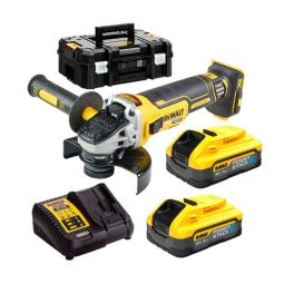 Moedor xr 18v ø125mm (2x5,0 ah powerstack) em tstak - Dewalt dcg405h2t