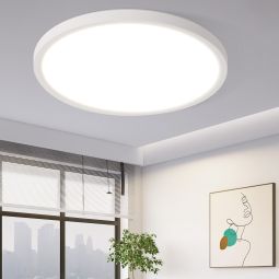 Nettlife LED plafon  plana 30cm 24w redondo branco plafon para cozinha não