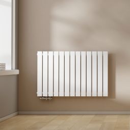 Emke radiador água quente aço plano camada única branco 63x100 cm